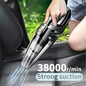 Powerful 8000PA Cordless Car Vacuum Cleaner - Ultra-Lightweight Portable Rechargeable for Home & Car Interior Cleaning with Strong Suction 38000r/min