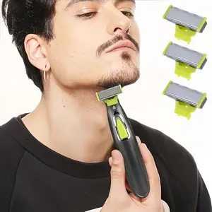 Replacement Facial Beard Trimmer Razor Head Blade Cutting Accessories, Compatible with Mlg Norelco Electric Shaver Series, Durable and Precise Design