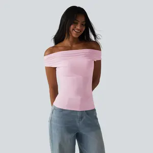 Halara Cotton Jersey Cowl Neck Sleeveless Built-in Bra Casual Top B-DD Cups