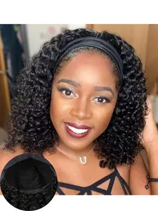 Women's European Style Small Curl Headscarf, African Twist Hair Wrap, Kinky Curly Afro Hairstyle Accessory, Stylish Daily Wear, Textured, European Influence, Small Curl Design