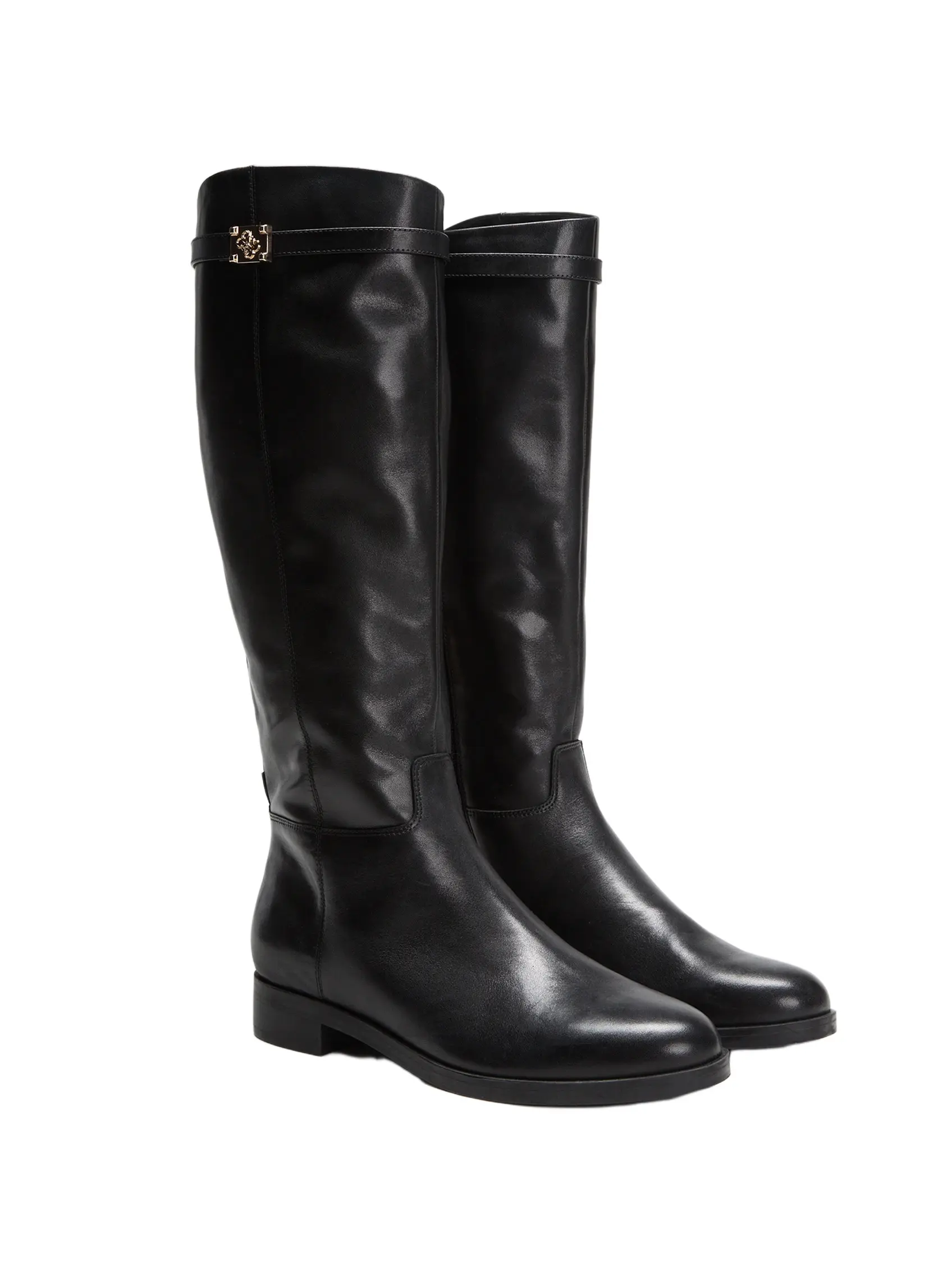 GUESS Female Zoro Leather Riding Boots