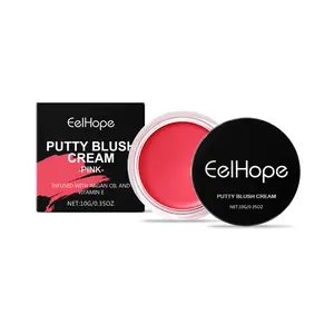 Eelhope Pink Blush Clay, Natural, Delicate, Light And Red Color Development Makeup Long-Lasting Monochrome Matte Blush