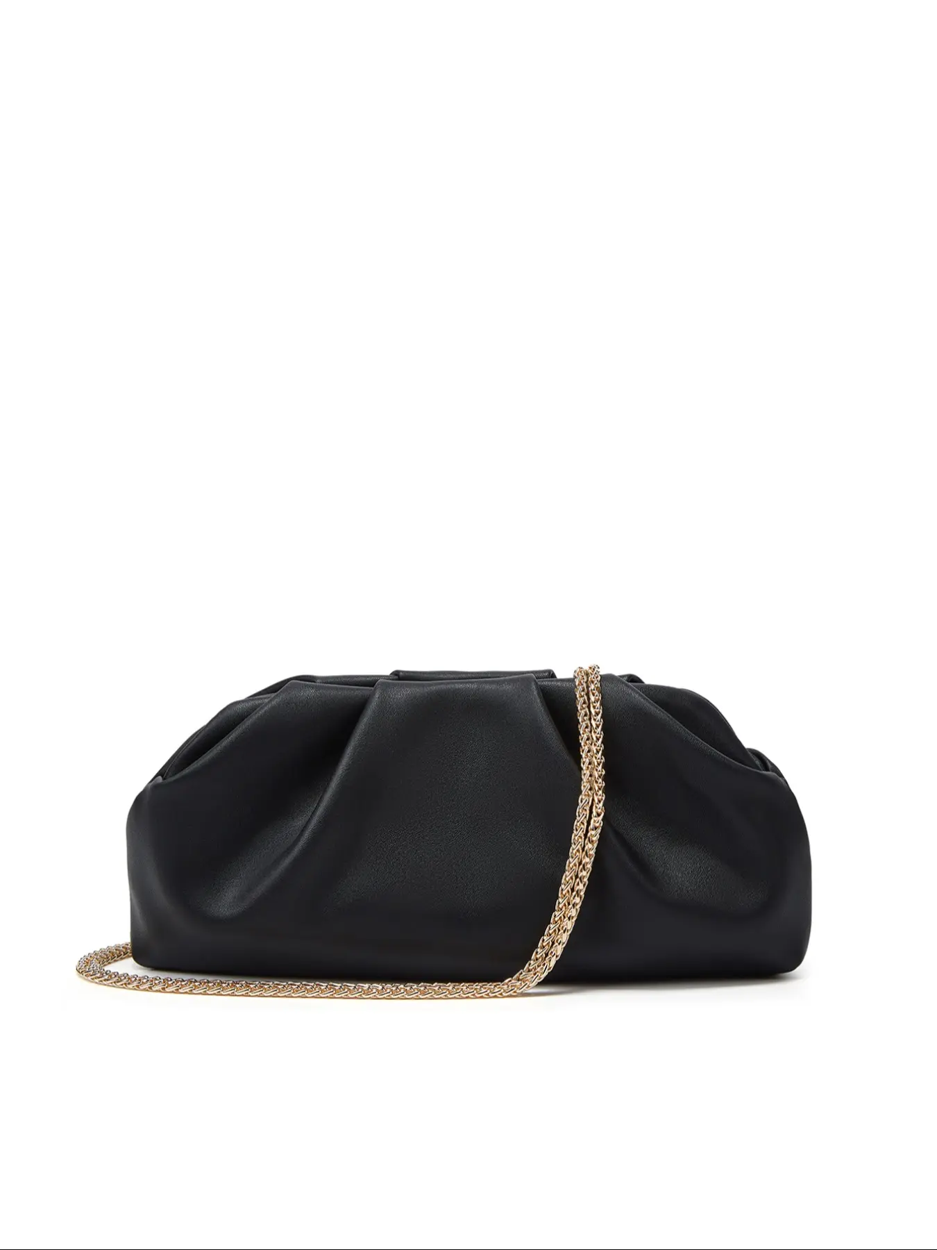 Women's Elegant Soft Pleated Evening Clutch Bag, Evening Clutch Purse, Detachable Chain Strap, Perfect for Parties and Events, All Seasons Fashion Accessory