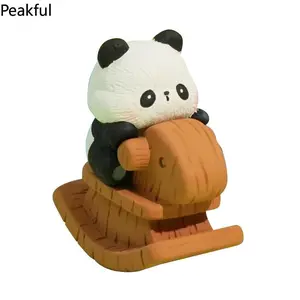 2026 Cute Pets Resin Ornaments – Charming Rocking Horse Figurines, Creative Desktop Decor, Adorable Gift Idea for Pet Lovers, Perfect for Adding Whimsy to Any Room