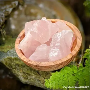 Rose Quartz Raw Crystal Consciously Sourced