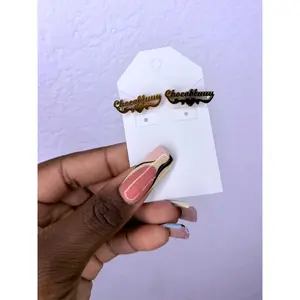 CUSTOM NAMEPLATE EARRINGS