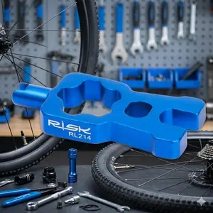 Portable Bike Valve Core Tool Set - American & French Valve Repair Kit. Pocket Sized Emergency Fix Kit for Mountain & Road Bikes. Quick Release Installation Tools, Aluminum Multi-Function Repair Gear.