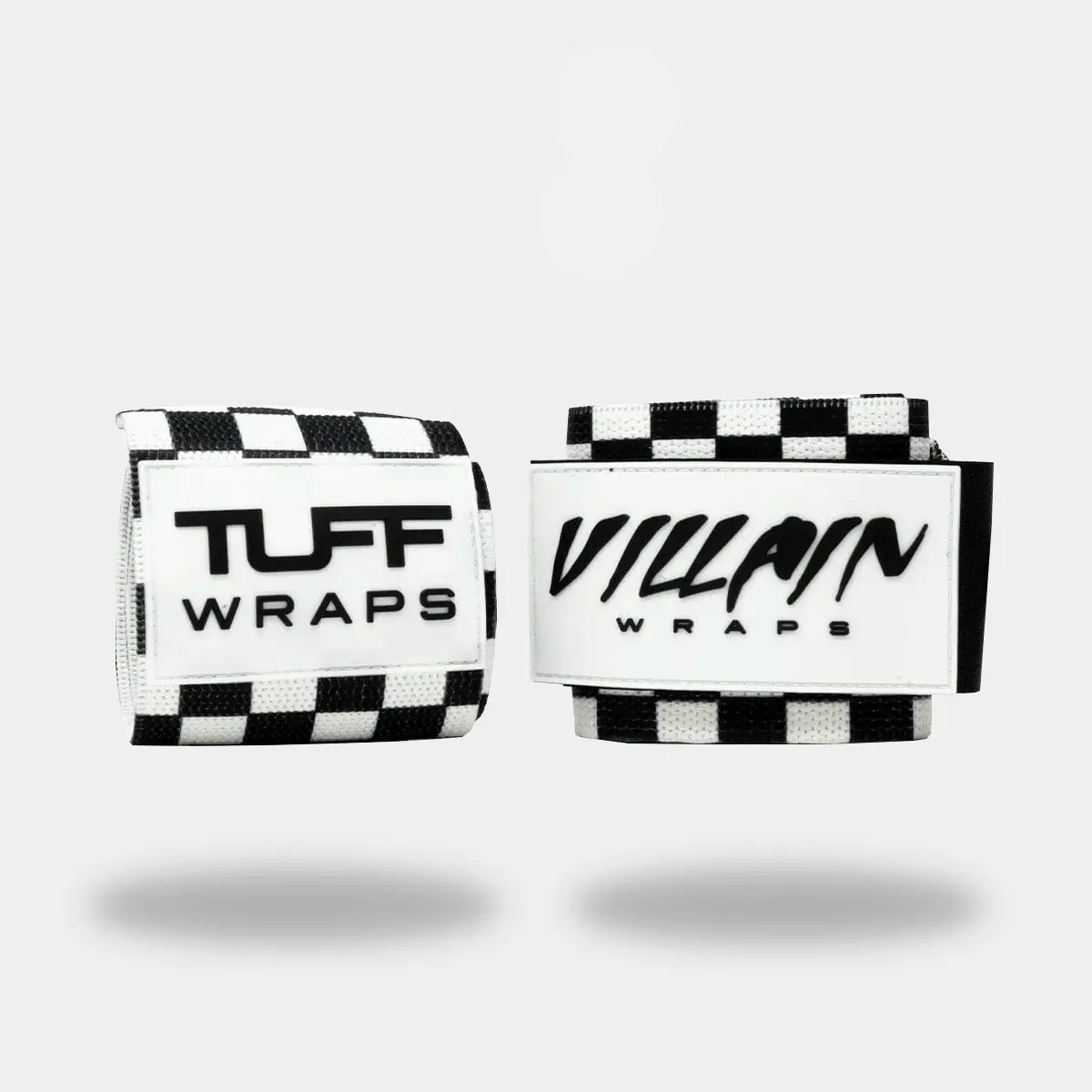 16" Villain Wrist Wraps - Checkerboard (Black/White) 16" Villain Wrist Wraps - Checkerboard (Black/White)