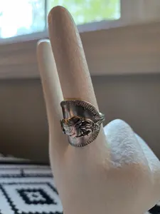 Noveau Lady Saddle Ring - Size 9.5