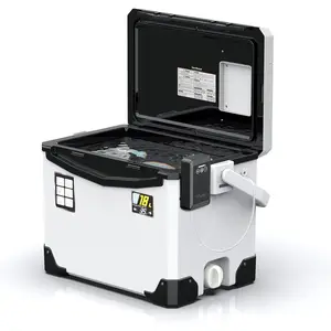 Live  Cooler, 13-19 QT Leak-Proof Fishing Cooler with Rechargeable Aerator, Portable Fish Livewell for Boat, Insulated Minnow Bucket for Shrimp & Live Fish, Hard Cooler Box for Fishing