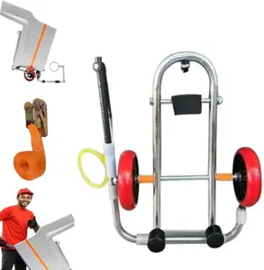 Toilet Cart Jack, Toilet Installation Jack, Portable Positioning Mobile Foldable Toilet Dolly Lift, Toilet Installation Support Tool Easily Lift, Move and Repair Toilets for Plumbers