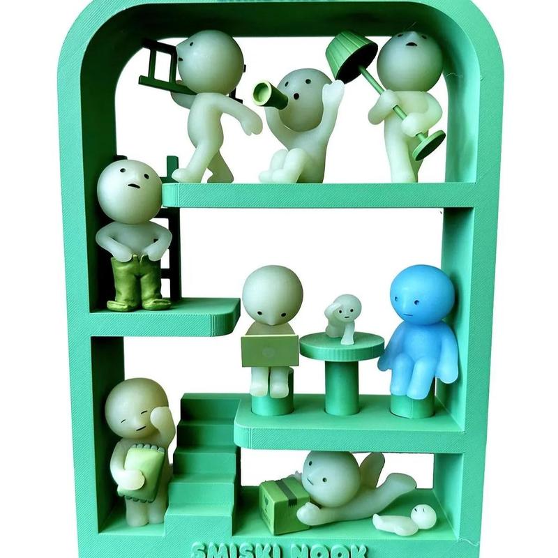 Smiski Shelf - Smiski House - Smiski Display Organizer - TikTok Shop