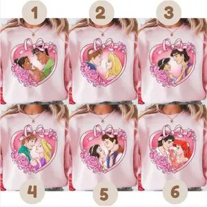 Princess Sweetheart Valentines Shirt, Princess and Prince Crewneck, Valentines gift, Coquette style, Princess style, gift for her