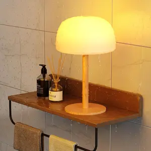 IP65 Shower Lamp Waterproof, 7500mAh Rechargeable Shower Lights for Inside Shower, 18 Colors Cordless Shower Light, Stepless Dimming LED Table Lamp for Bathroom Bathtub Patio Outdoor