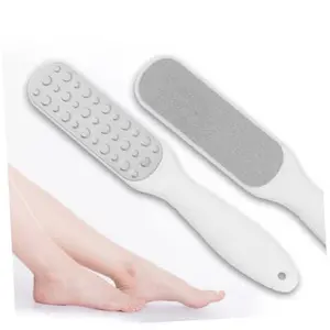 Double-Sided Foot File Callus Remover Durable Stainless Steel Pedicure Tool for Hard Dead Skin Removal & Cracked Heels Corns Manicure Nail Care