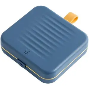 Portable Travel Home Small Sewing Box, Mini Sewing Kits Storage-Box, Beginners DIY Sewing Thread  Threader  Kit(Blue.Boxes Home and Travel Quick Fix Sewing Kit