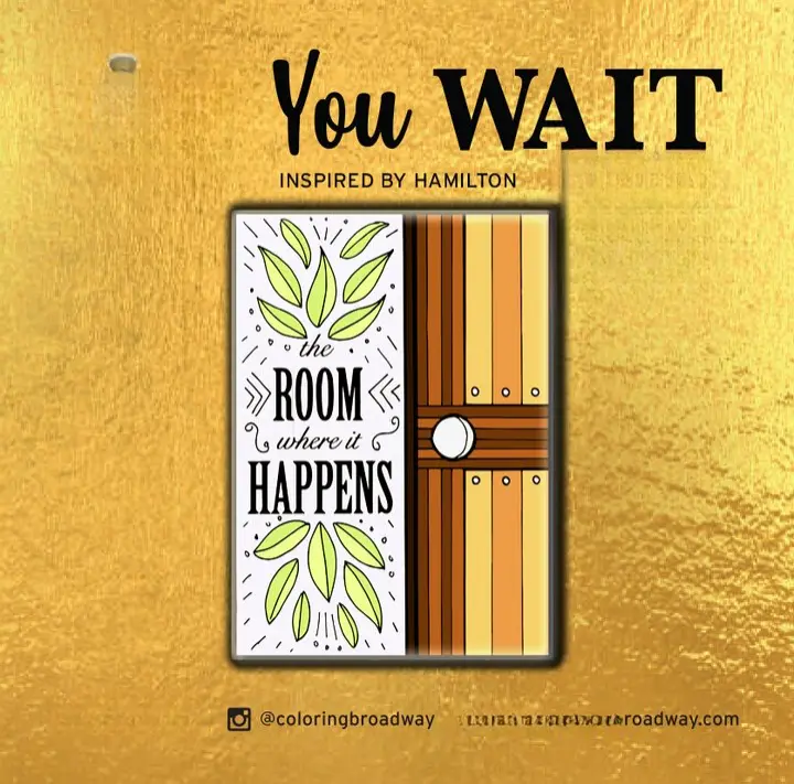 HAMILTON “The Room Where it Happens” – Acrylic PIN (1.5” x 1.15”)
