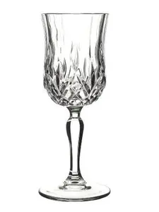 212 MAIN Classic Tulip Shape Opera Crystal Wine Glasses - 6oz, Ageless Look, Dishwasher-Safe Set of 6 (Lorenzo Imports 237970)