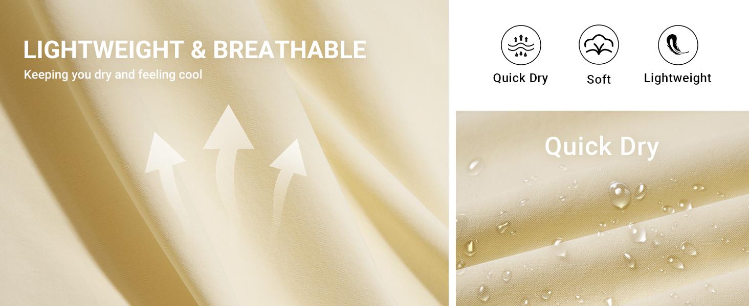 COOFANDY Men's Casual Golf Shorts 9" Lightweight Stretch Quick-Dry Shorts for Hiking Work with 4 Pockets