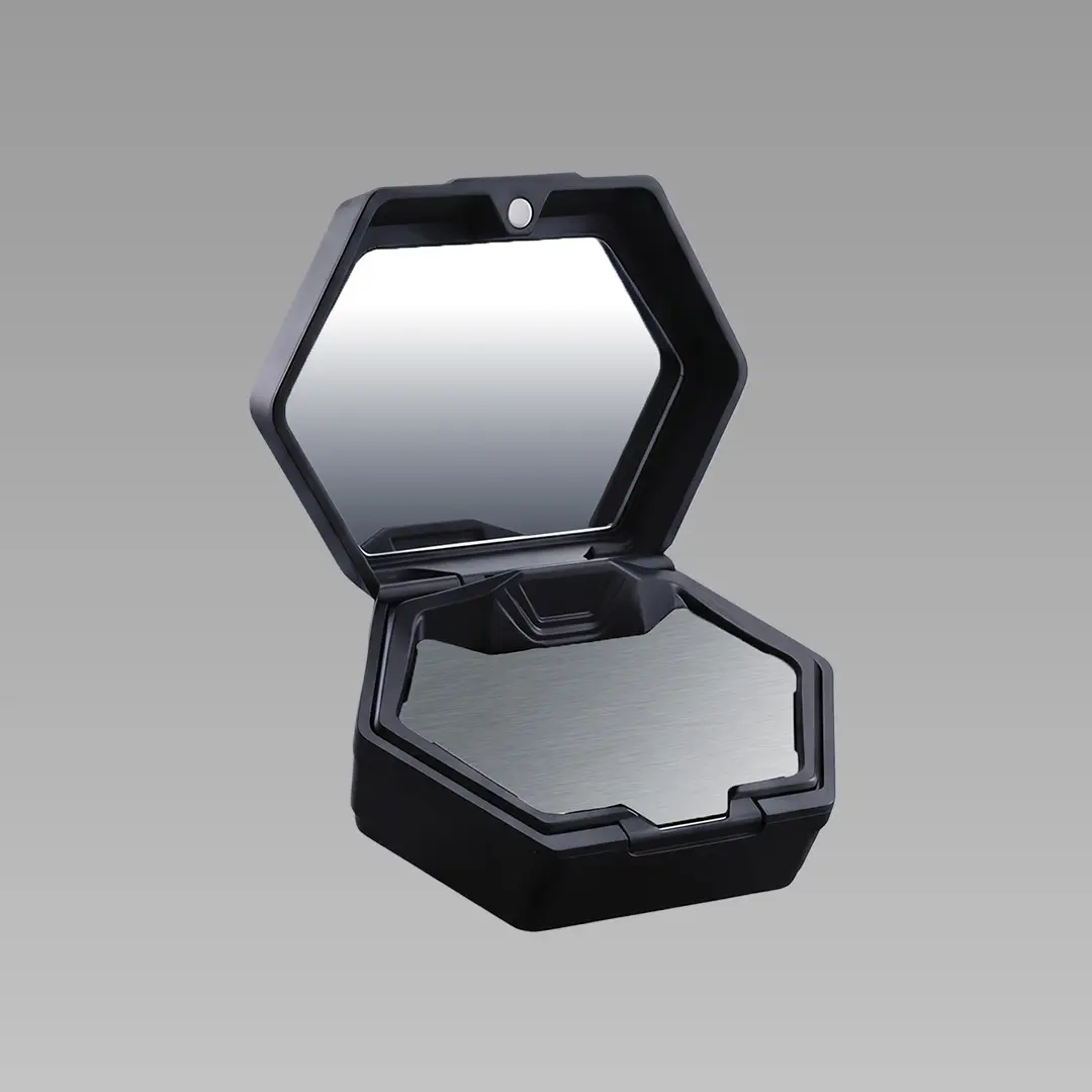 Intake Travel Case – Compact Magnetic Case for Magnetic Nasal Strip & Tabs | Built-In Mirror + Magnetic Tray | Holds 10 Tab Sets, 2 Bands & 10 Prep Pads | Portable, Lightweight for Travel, Gym & Daily Carry