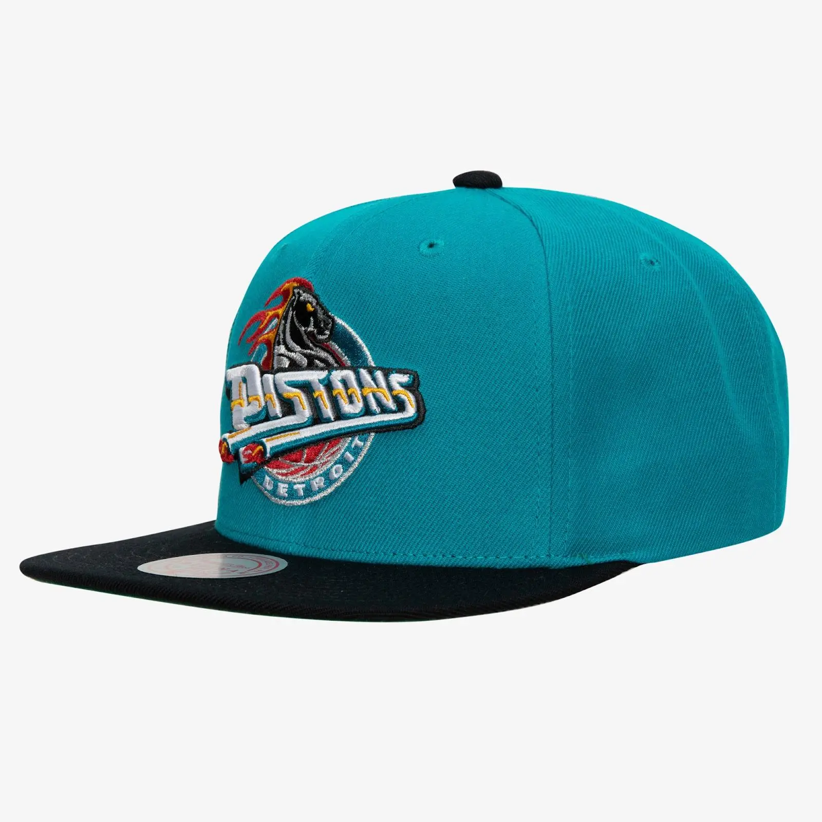 NBA TEAM 2 TONE 2.0 SNAPBACK HWC DETROIT PISTONS Throwback Cap Adjustable Fan Gear Mitchell & Ness