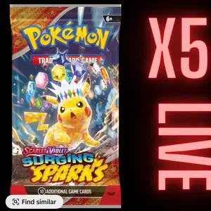 Surging Sparks Booster Packs X5