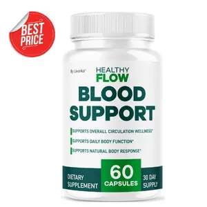 HealthyFlow Blood Support Supplement Capsules Daily Premium Advanced Formula for Men & Women 60 Capsules 30-Day Supply Healthcare Fitness