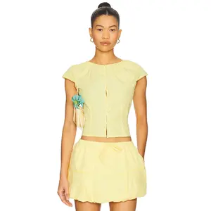 Amanda Uprichard x REVOLVE Pinto Top in Butter