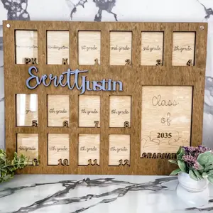 School Photo Frame wallet size with 5x7 graduation Customizable PK-12