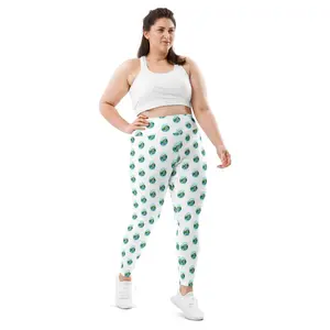 7th Element Plus Size Leggings White