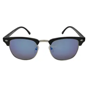 9027 (C) | Browline Sunglasses with Mirrored Lenses