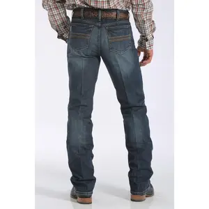 Cinch Men's Slim Fit Silver Label Jeans - Dark Stonewash MB98034006