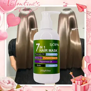 7-in-1 Hair Mask: Deeply repairs split ends, smooths dry and damaged hair.  Enriched with rosemary oil, castor oil, batana oil, pumpkin seed oil, peppermint oil, biotin, and keratin. A perfect Christmas gift.