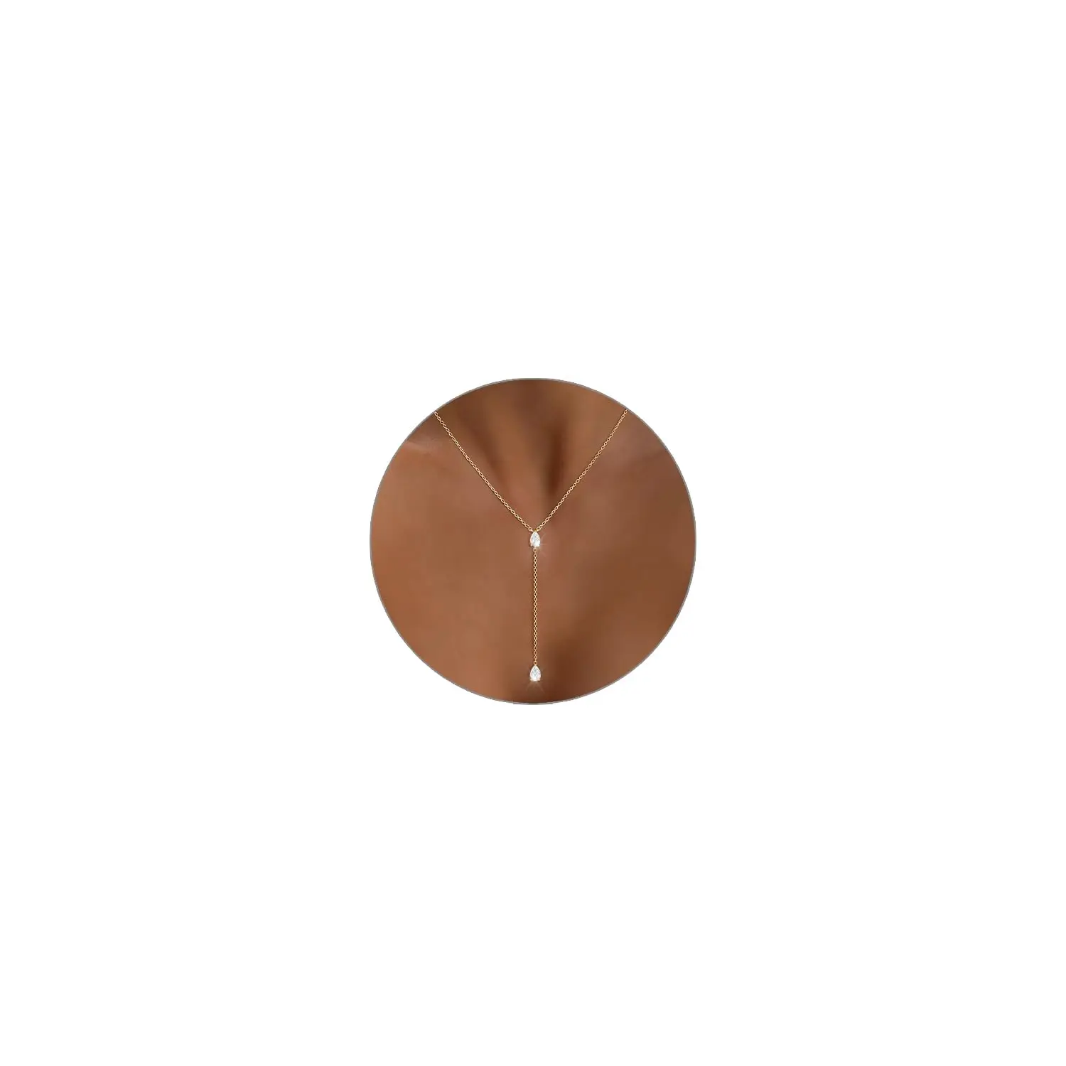 Gold-Y teardrop