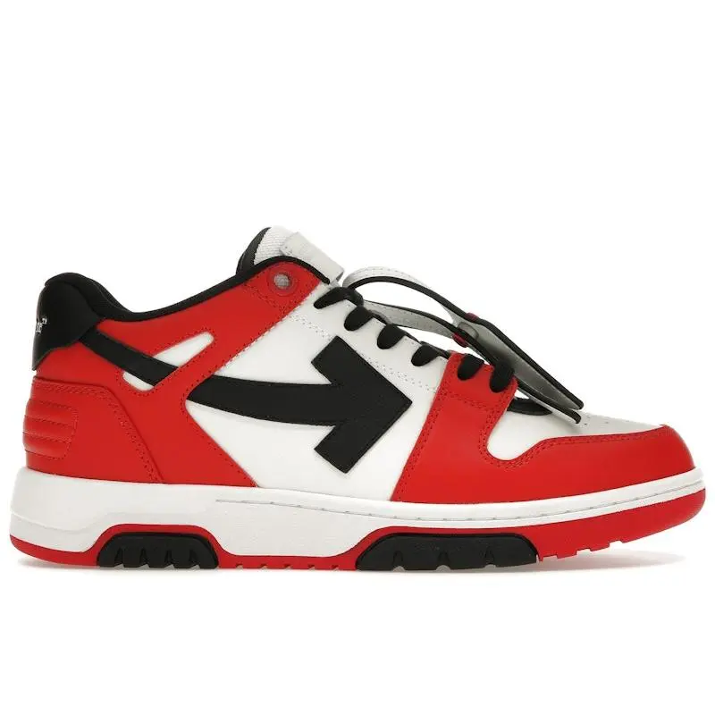 OFF-WHITE Men's Out Of Office OOO Low Tops Red Black (2024), from StockX