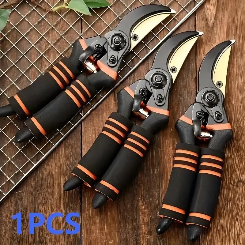 Professional Heavy Duty Titanium Alloy Pruning Shears, 8.5 Inch Handheld Garden Pruning Shears, Multifunctional Garden Tools for Home Garden, Tree Trimmer, Limb Branch Cutter, Tree Trimming Tool, Pruners For Gardening