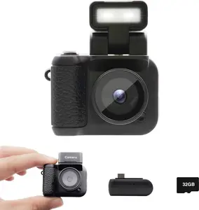 Mini Camera with 0. 96 Screen CMOS Indoor Home Outdoor 1080P Sports Vintage Mini Camera Video Recorder Travel Portable Camera CUGUU