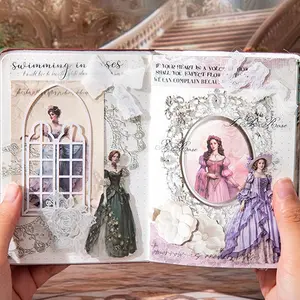 20 Sheets Anime Women Stickers, Anime Design, Vintage Character Cute Sweet Diary Home Decor DIY Gift, Fashion Closet Decoration