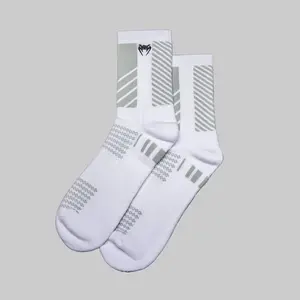 Venum Vector Crew Socks - White/Grey Tubesocks