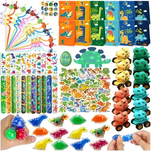 140Pcs Dinosaur Party Favor Gifts, Party Favors Assortment, Dinosaur Birthday Party Decorations,Dinosaur Supplie for Kids Toys School Prizes, Treasure Box Pinata Goodie Bag Stuffers,Boy Girl Birthday Supplies Treat Gift,Supplies for Classroom Prizes