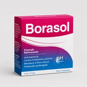 Borasol Refreshing Antiseptic Powder – pH Balanced Daily Protection Antibacterial Sensitive