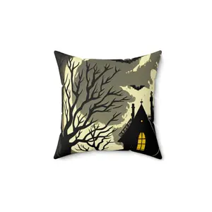 "Stylish Sofa Pillow Covers & Inserts, Sizes 18x18 to 16x16 - For Living Room, Couch, & Bedroom.- Halloween 18x18 pillow covers