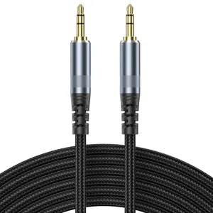 AUX  10ft, 3.5mm Audio  Long Aux Cord Male to Male 10  Auxiliary Headphone Stereo TRS 1/8 Jack Hi-Fi Sound Compatible with  TV Laptop Smartphone Tablet