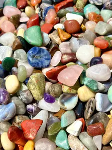 Mixed Gemstone Tumbled Stones (Bulk) Polished Mixed Gemstone Crystals, Crystal Confetti