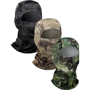 3 Pcs Full Head Windproof Balaclava Mask Face Cover Full Face Mask UV Protection Outdoor Ski Mask wind protection motorcycle Unisex Protective  Set