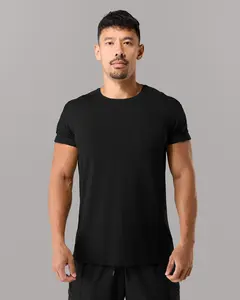 Rolled Muscle Tee - Black
