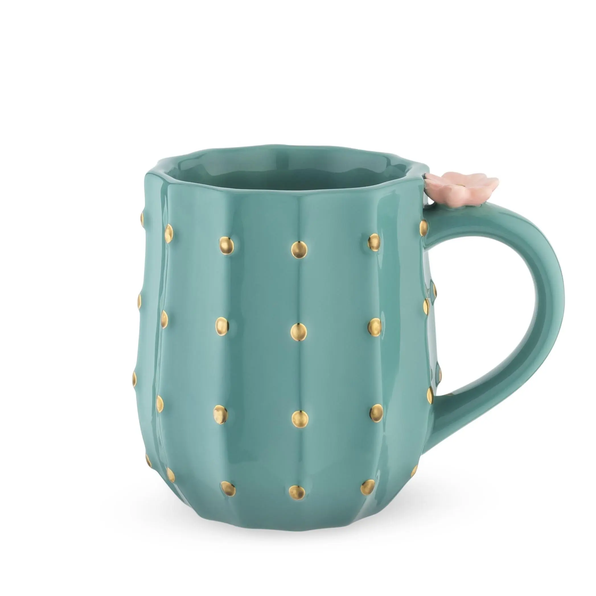 Cactus Ceramic Coffee Mugs  Tea Cups Travel Mug Latte Cup Drinking Glasses For Chocolate Milk Mocktails 12 Oz Set Of 1