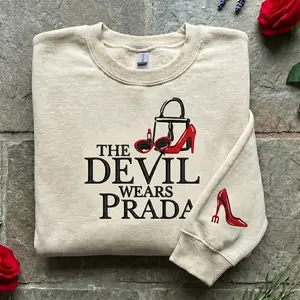 Embroidered Sweatshirt The Devil Wears Prada