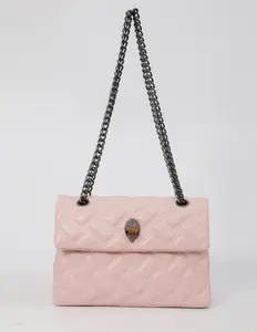 Quilted Chain Shoulder Bag Fashion Crossbody Purse Elegant Flap Handbag Luxury Designer Style Bag