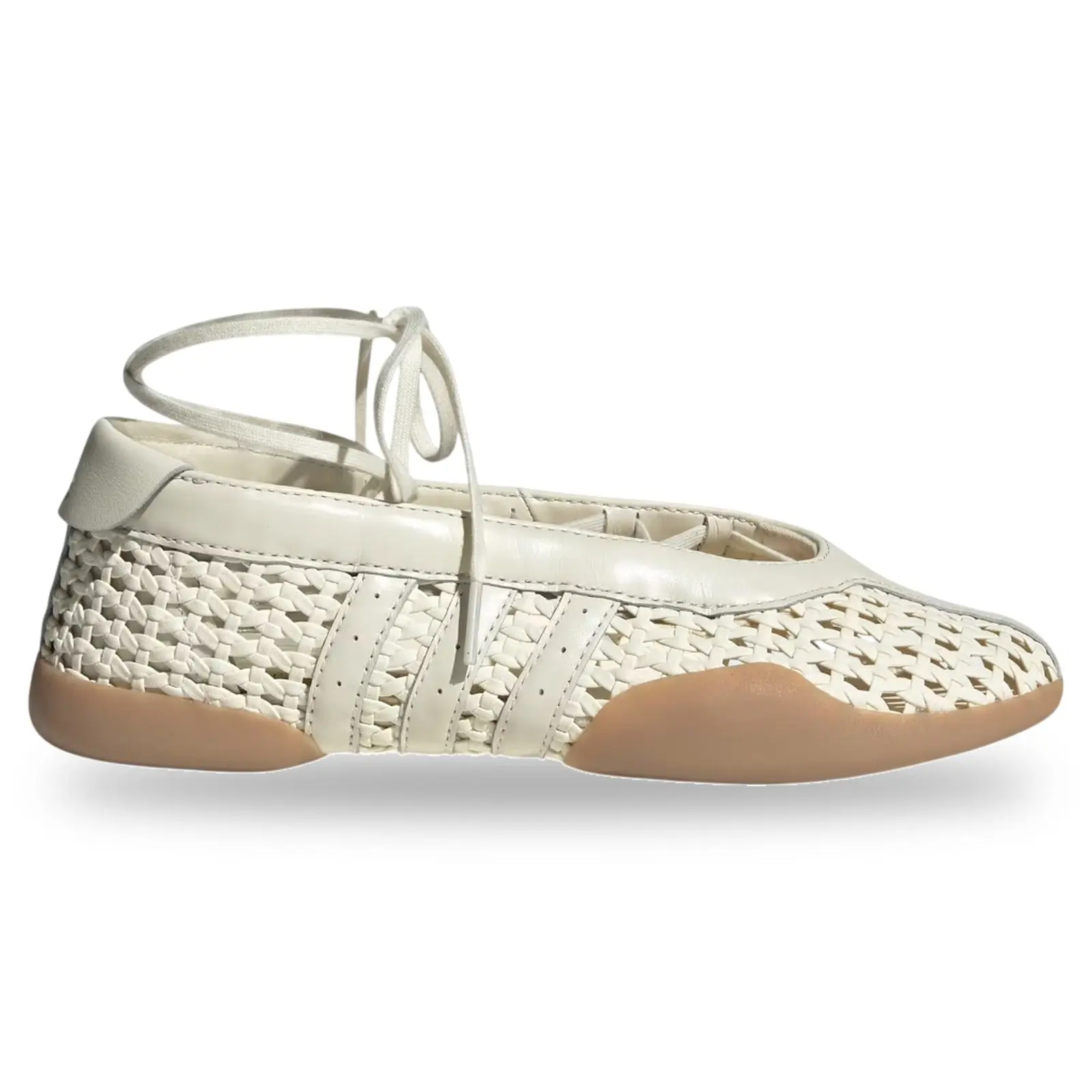 Adidas Taekwondo Mei Ballet Basketweave Cream White (Women's) Dance Shoes Dance Footwear, Ad, Accessories For Women, Ballerinashoes, Dancing Shoes, Female, 100% Authenticity Guaranteed, Us W 10, Below The Ankle Ballet Flats